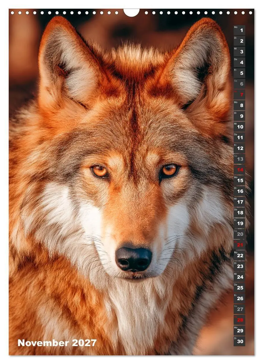Bild: 9783516917239 | Wölfe aus aller Welt (Wandkalender 2027 DIN A3 hoch), CALVENDO...