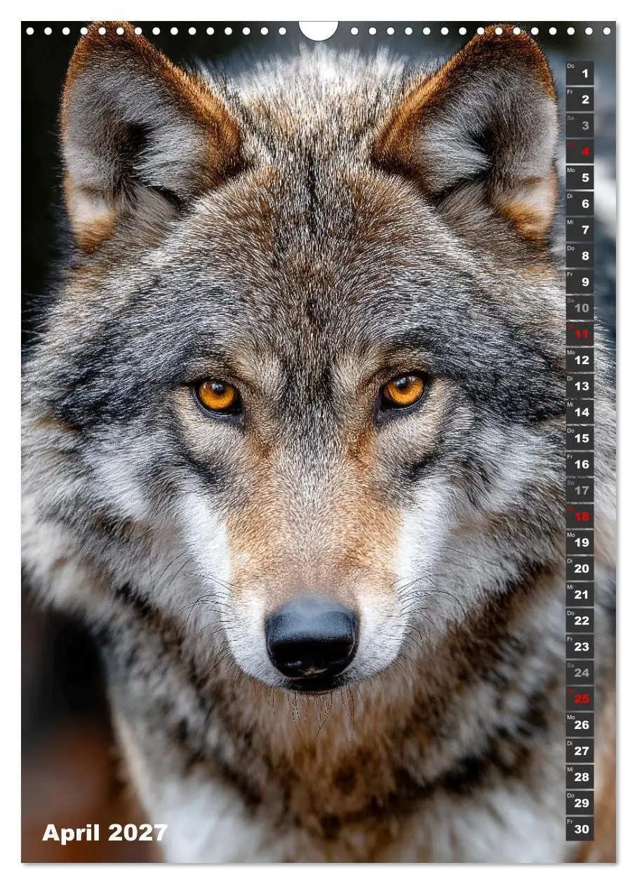 Bild: 9783516917239 | Wölfe aus aller Welt (Wandkalender 2027 DIN A3 hoch), CALVENDO...