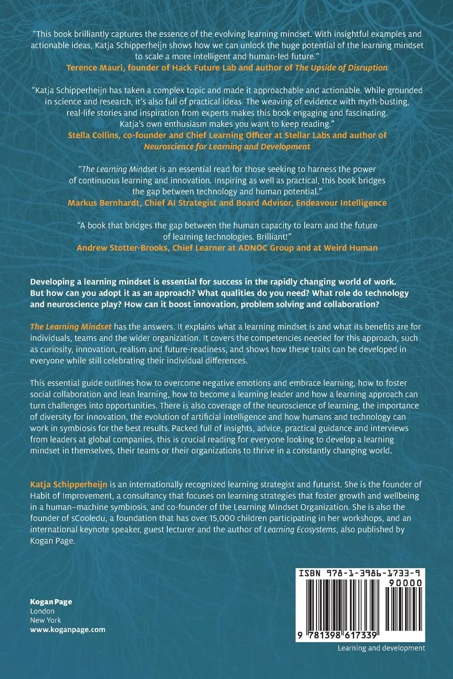 Rückseite: 9781398617339 | Learning Mindset | Katja Schipperheijn | Taschenbuch | Englisch | 2024