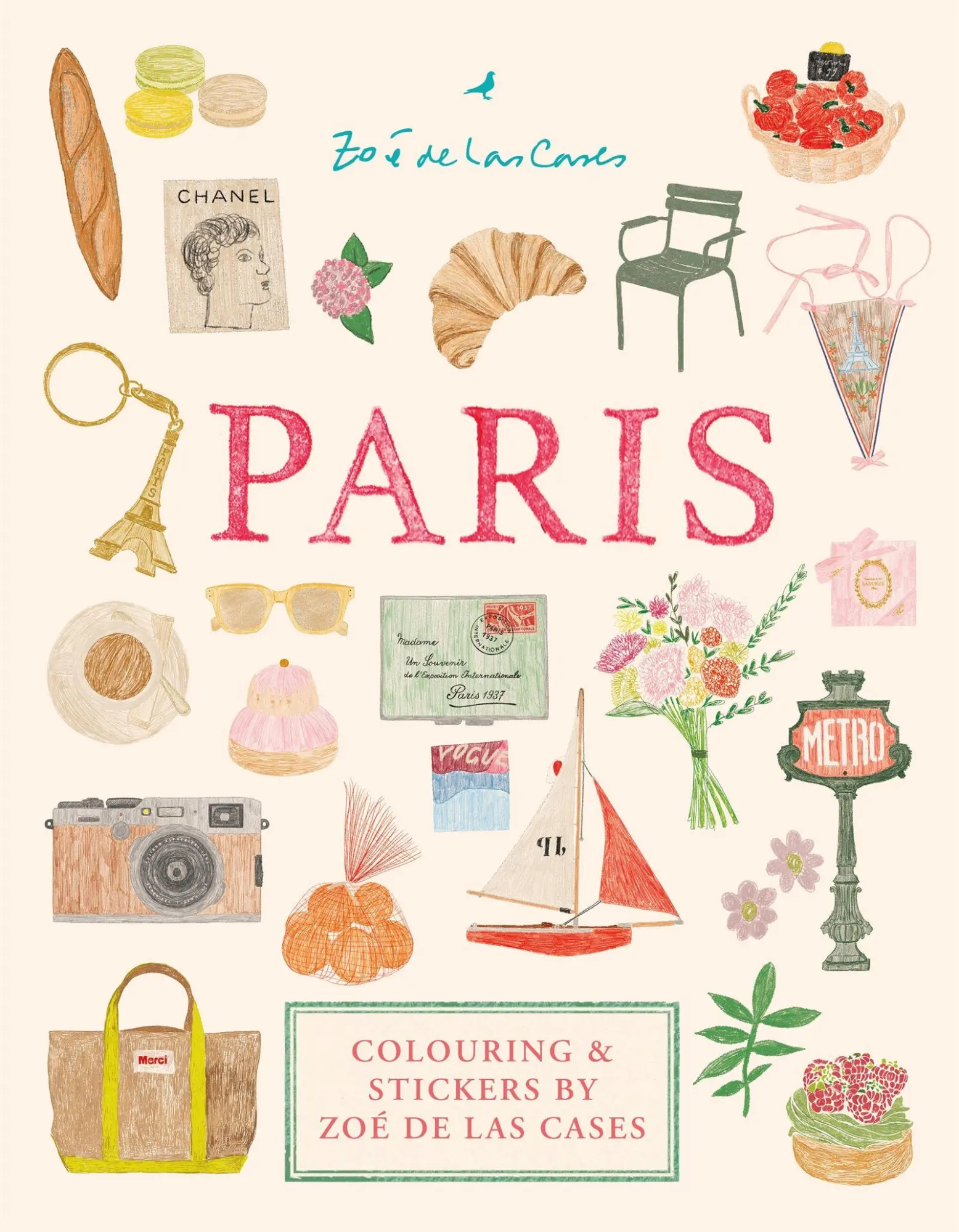 Paris: Colouring and Stickers by Zoé de Las Cases