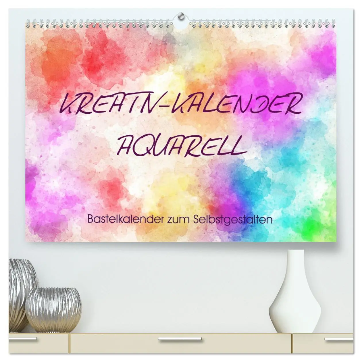 Cover: 9783457677339 | Kreativ-Kalender Aquarell. Bastelkalender zum Selbstgestalten...