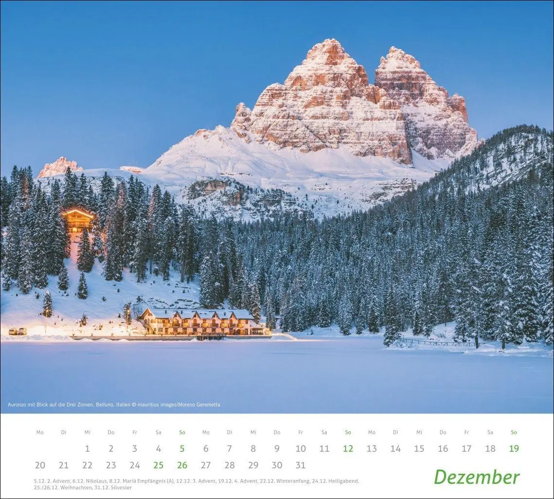Bild: 9783756417339 | times&amp;more Alpen Bildkalender 2027 | Heye | Kalender | Spiralbindung