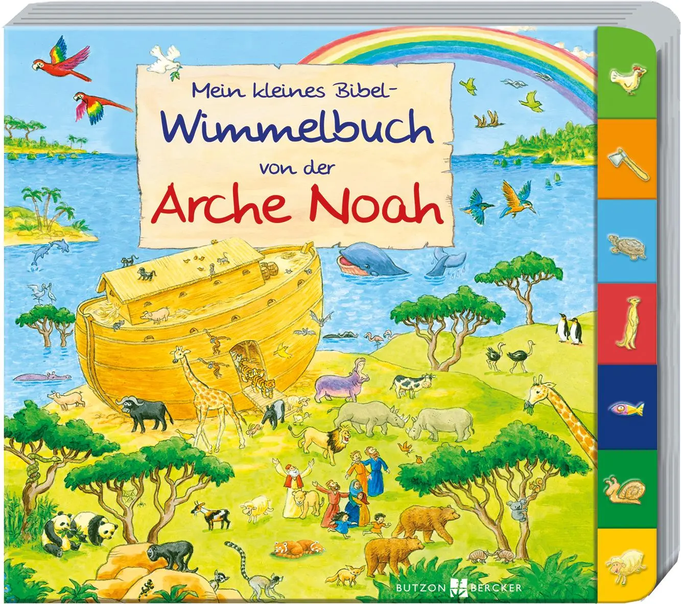 Cover: 9783766627339 | Mein kleines Bibel-Wimmelbuch von der Arche Noah | Vera Lörks | Buch