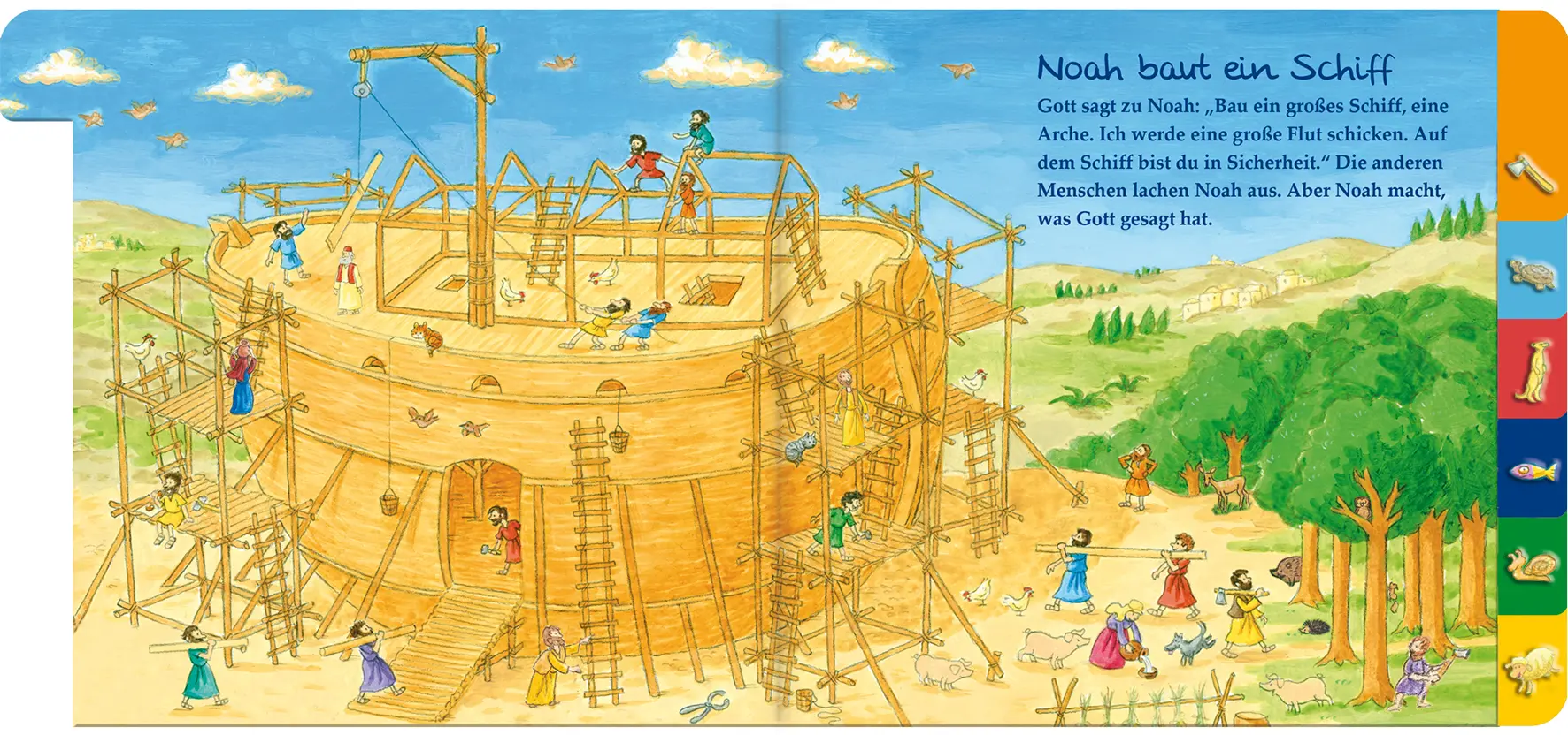 Bild: 9783766627339 | Mein kleines Bibel-Wimmelbuch von der Arche Noah | Vera Lörks | Buch
