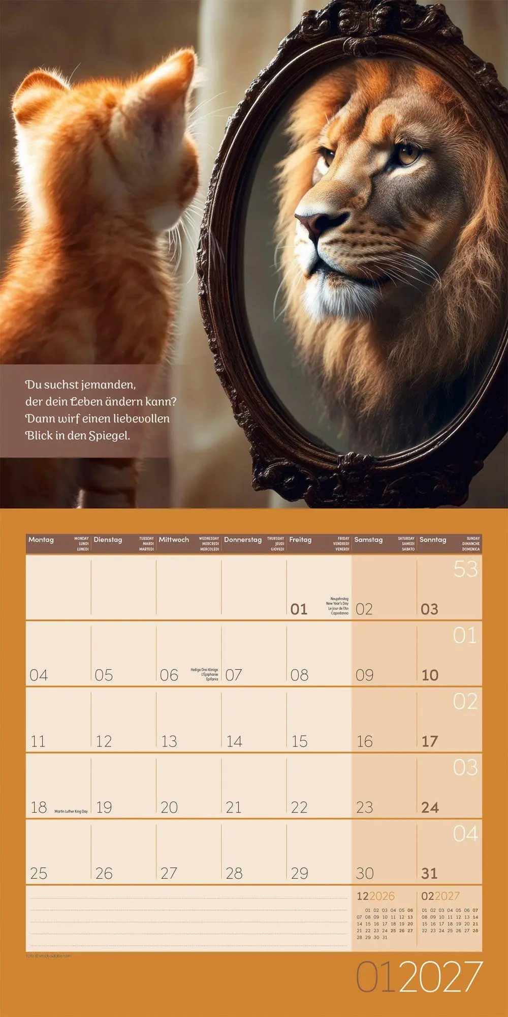 Bild: 9783838447339 | Alles wird gut Kalender 2027 - 30x30 - Art12 | GmbH | Kalender | 28 S.