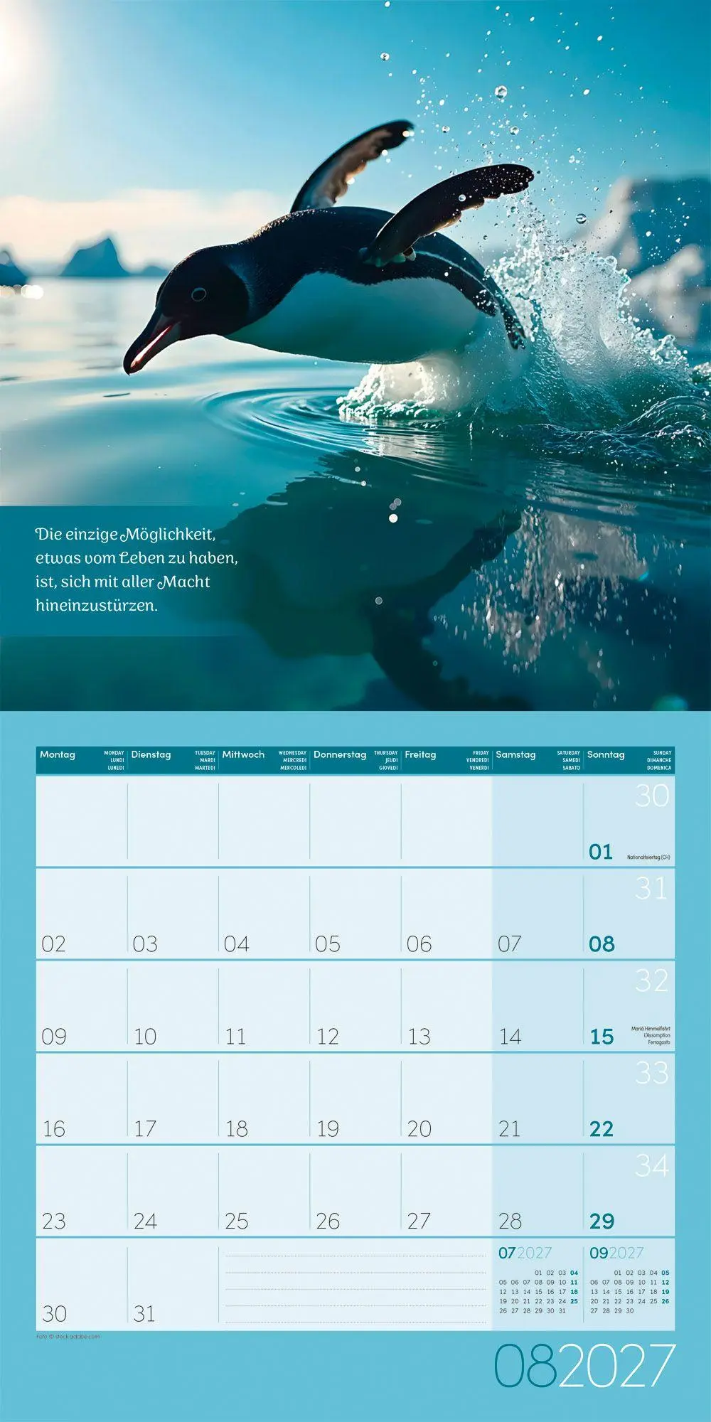Bild: 9783838447339 | Alles wird gut Kalender 2027 - 30x30 - Art12 | GmbH | Kalender | 28 S.