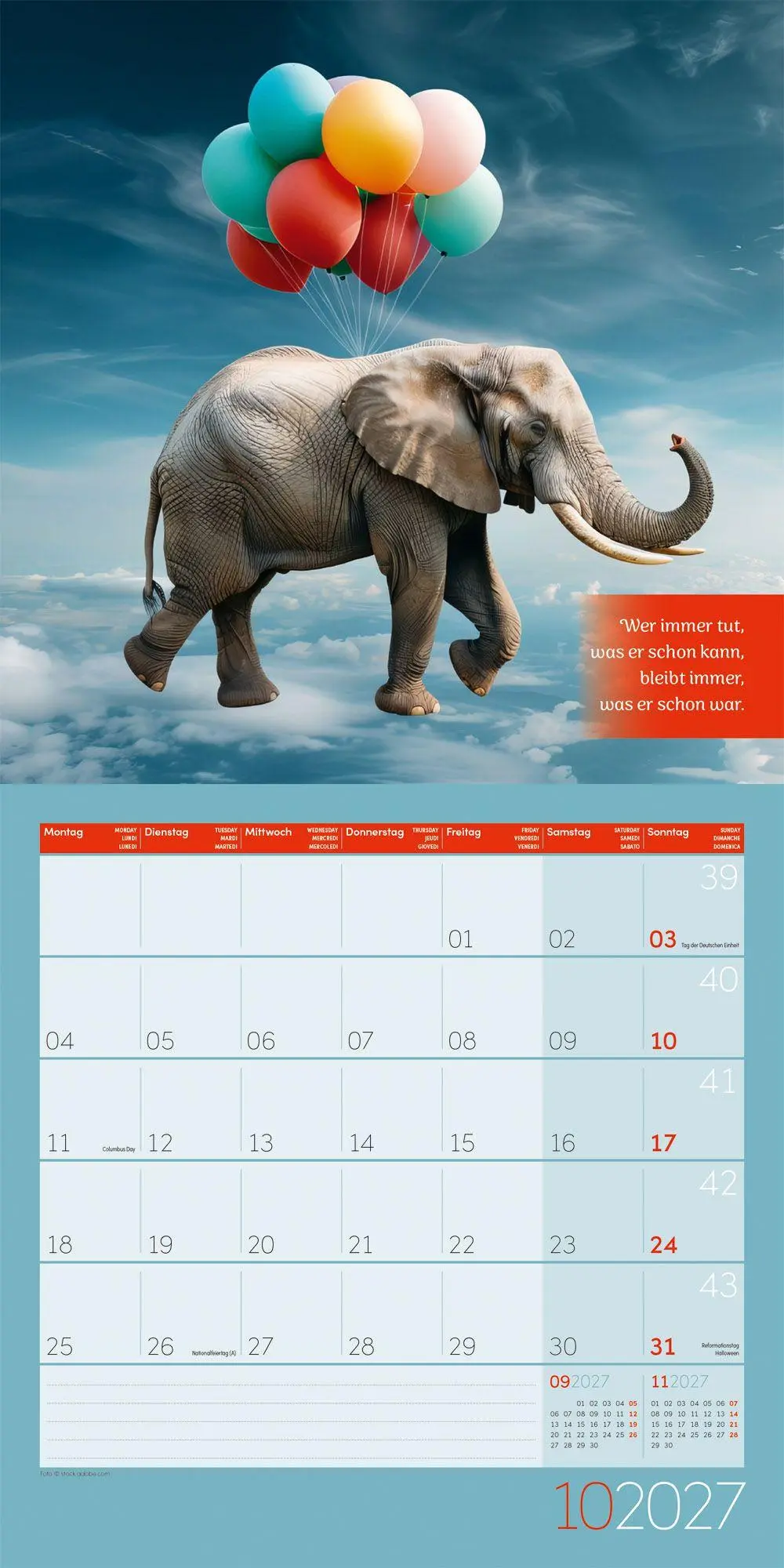 Bild: 9783838447339 | Alles wird gut Kalender 2027 - 30x30 - Art12 | GmbH | Kalender | 28 S.