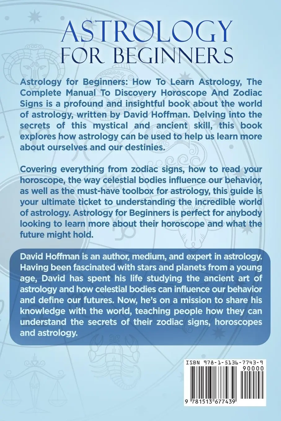 Rückseite: 9781513677439 | ASTROLOGY FOR BEGINNERS | David Hoffman | Taschenbuch | Englisch