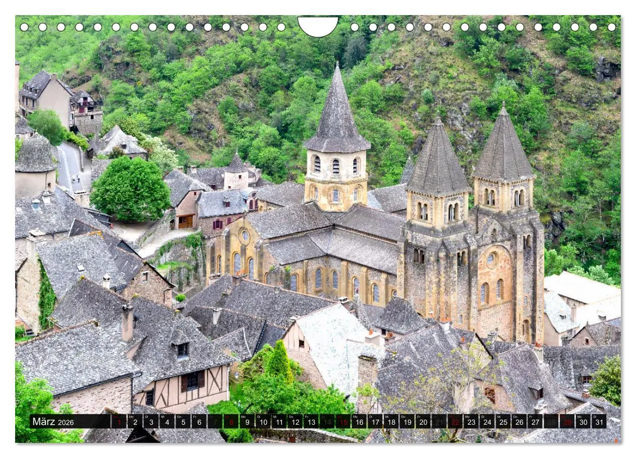 Bild: 9783457357439 | Conques ist eine wichtige Station am französischen Jakobsweg...