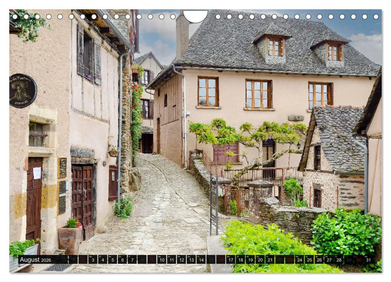 Bild: 9783457357439 | Conques ist eine wichtige Station am französischen Jakobsweg...