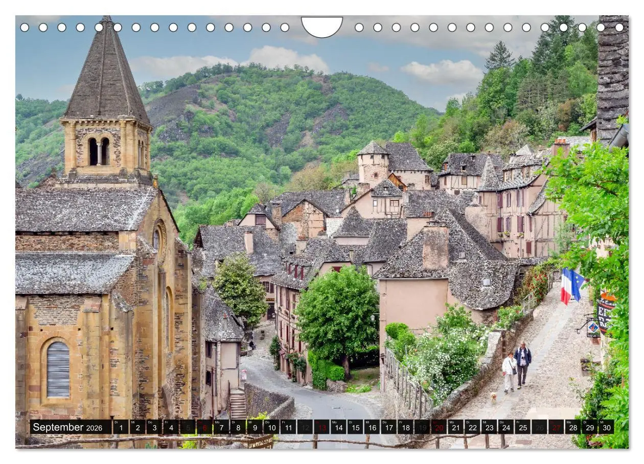 Bild: 9783457357439 | Conques ist eine wichtige Station am französischen Jakobsweg...
