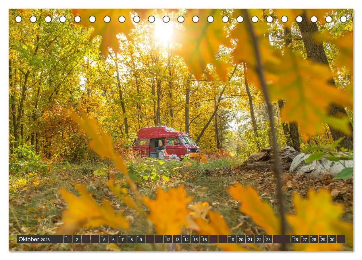Bild: 9783457597439 | Vanlife - Glücklich auf vier Rädern (Tischkalender 2026 DIN A5...