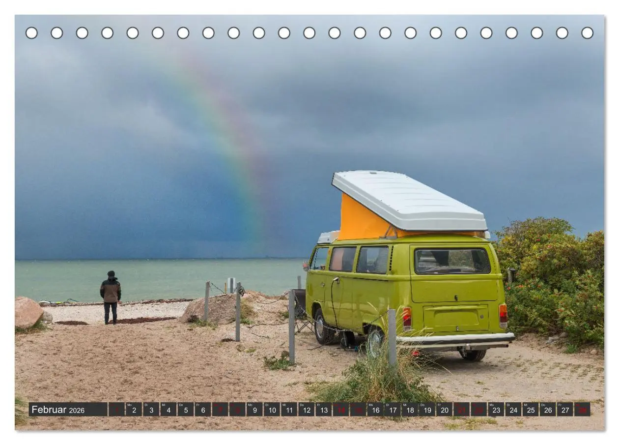 Bild: 9783457597439 | Vanlife - Glücklich auf vier Rädern (Tischkalender 2026 DIN A5...