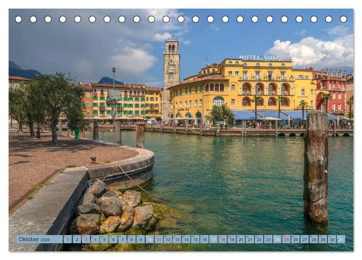 Bild: 9783457807439 | Gardasee, das Paradies im Norden Italiens (Tischkalender 2026 DIN...
