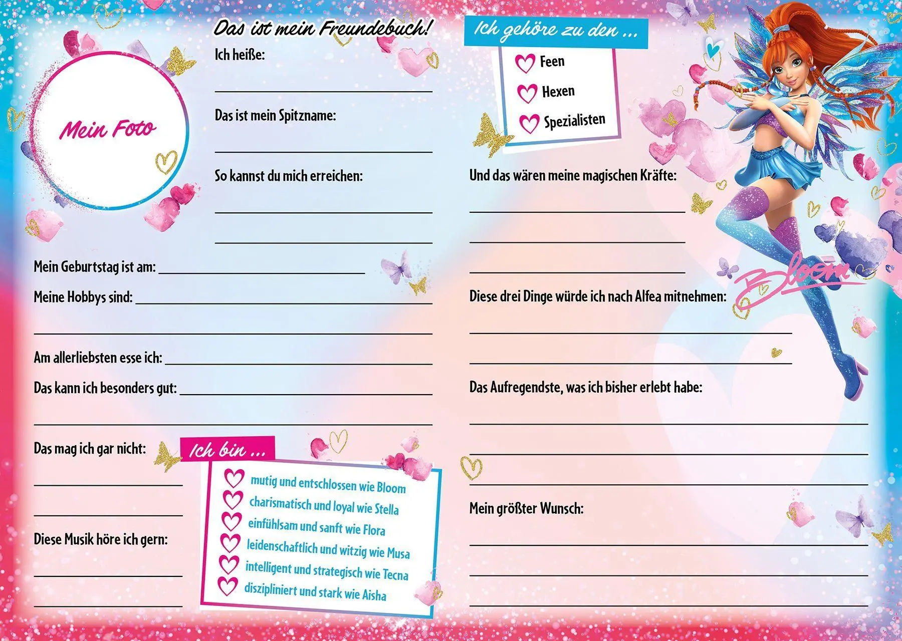 Bild: 9783833247439 | Winx Club: Meine Freunde | Freundebuch | Panini | Buch | 64 S. | 2026