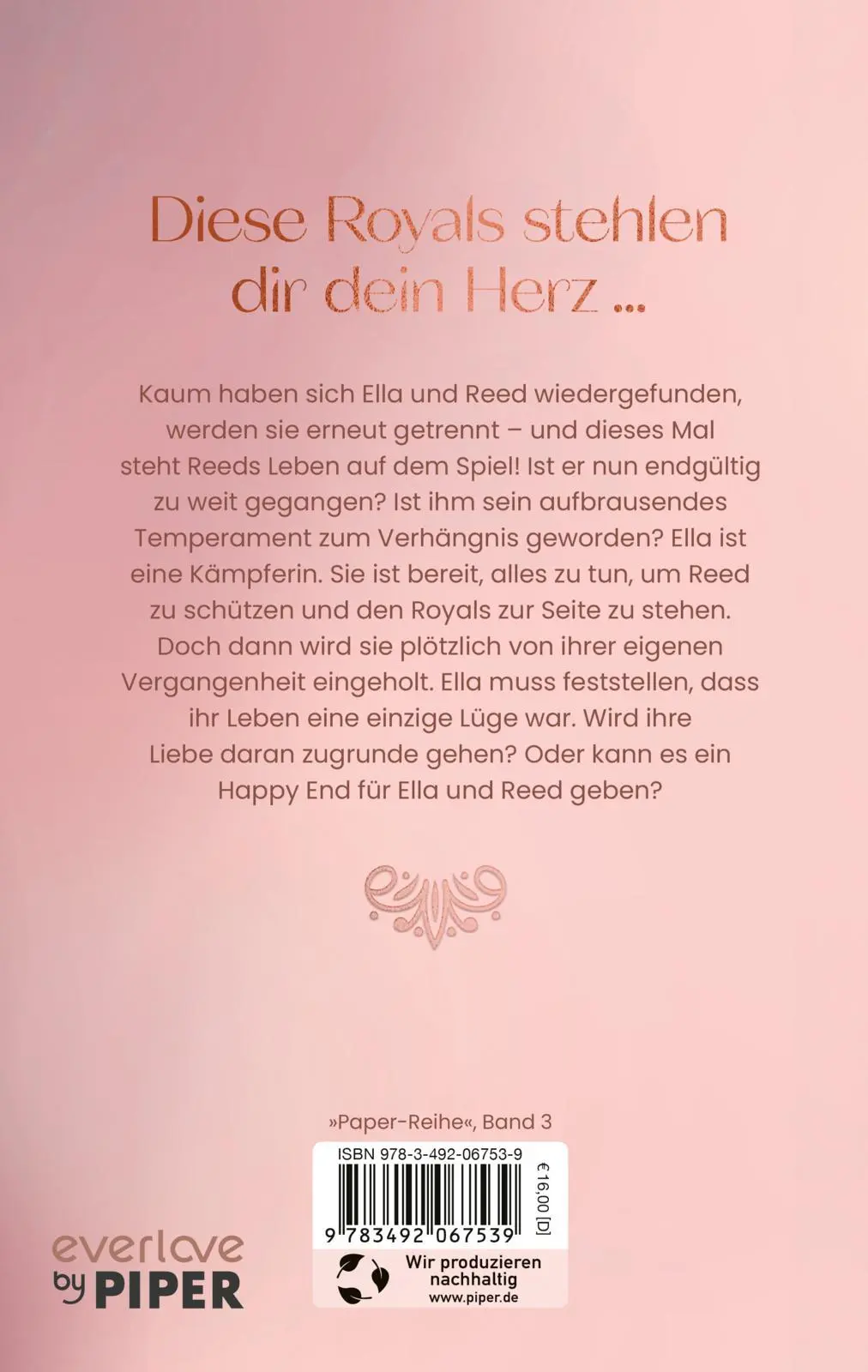 Rückseite: 9783492067539 | Paper Palace | Die Verführung Mit limitiertem Farbschnitt | Erin Watt