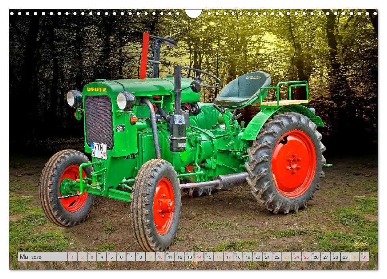Bild: 9783516057539 | Geliebte Oldtimer Traktoren (Wandkalender 2026 DIN A3 quer),...