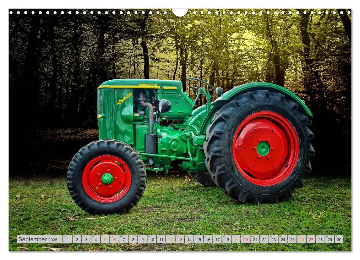 Bild: 9783516057539 | Geliebte Oldtimer Traktoren (Wandkalender 2026 DIN A3 quer),...