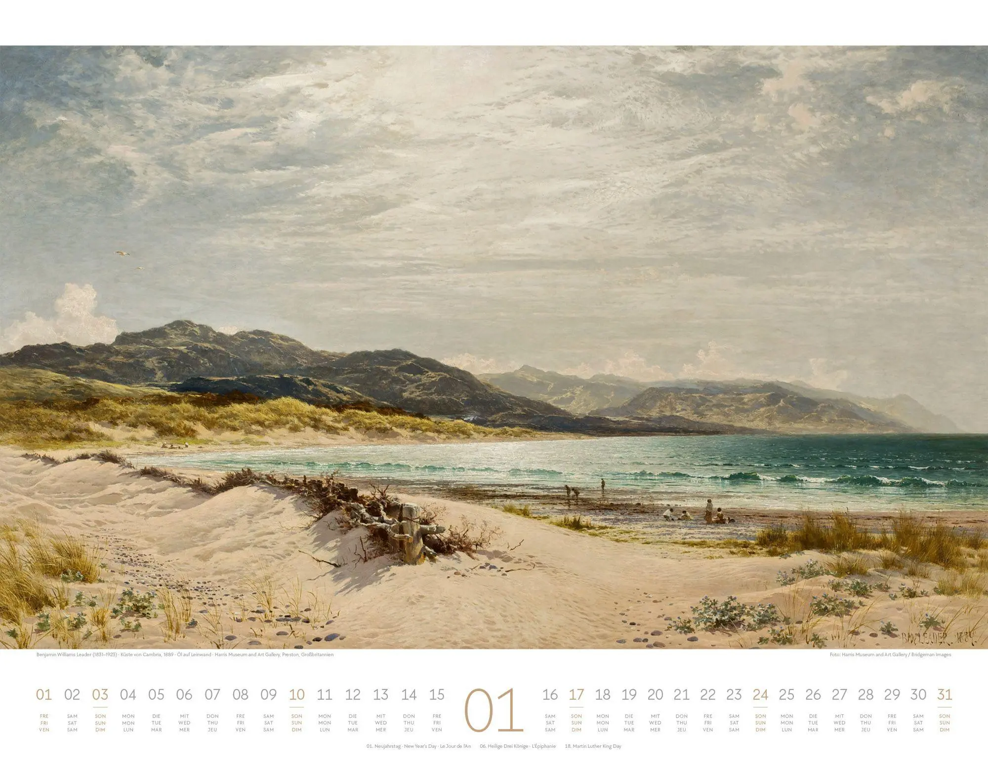Bild: 9783838427539 | Kunstwerk Meer Kalender 2027 | Ackermann Kunstverlag GmbH | Kalender
