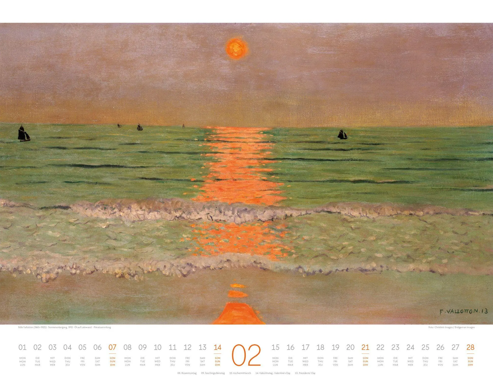 Bild: 9783838427539 | Kunstwerk Meer Kalender 2027 | Ackermann Kunstverlag GmbH | Kalender