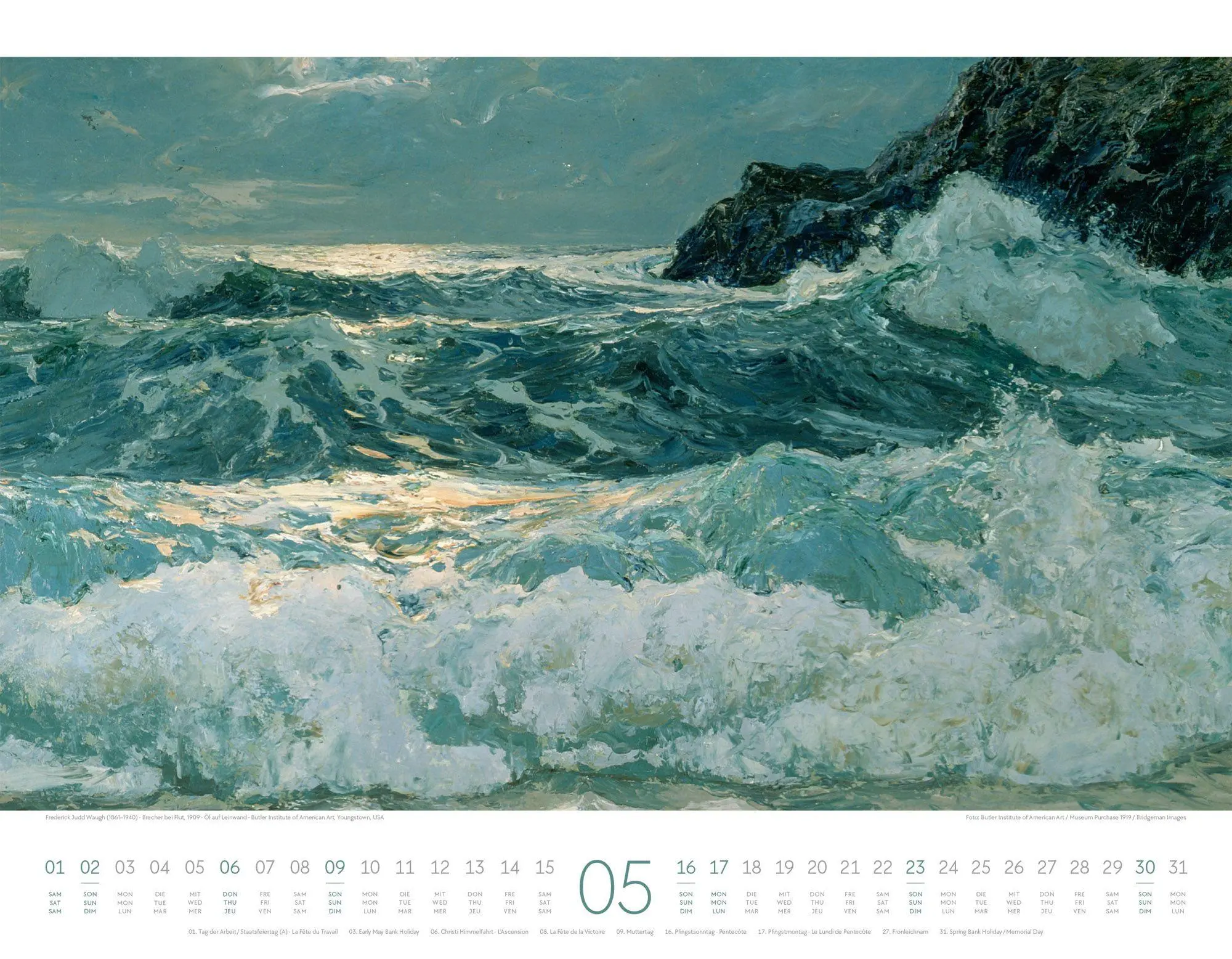 Bild: 9783838427539 | Kunstwerk Meer Kalender 2027 | Ackermann Kunstverlag GmbH | Kalender