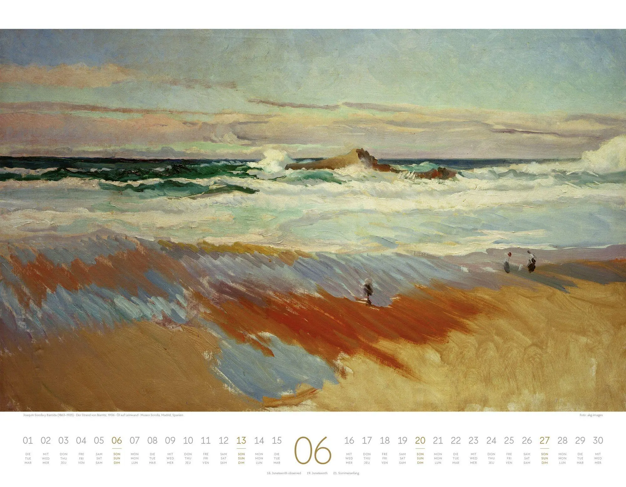 Bild: 9783838427539 | Kunstwerk Meer Kalender 2027 | Ackermann Kunstverlag GmbH | Kalender