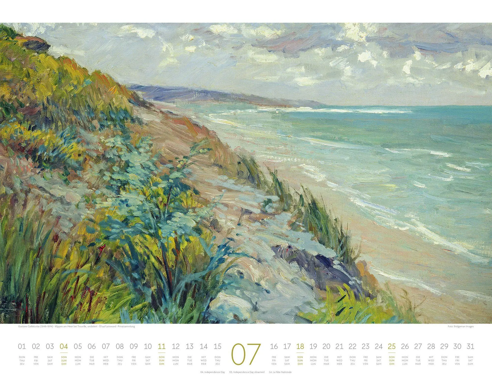 Bild: 9783838427539 | Kunstwerk Meer Kalender 2027 | Ackermann Kunstverlag GmbH | Kalender