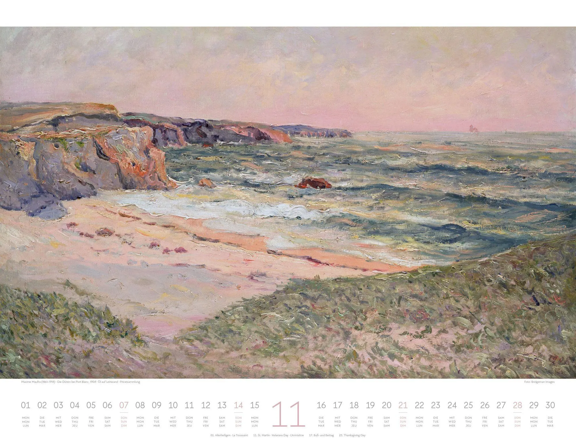 Bild: 9783838427539 | Kunstwerk Meer Kalender 2027 | Ackermann Kunstverlag GmbH | Kalender