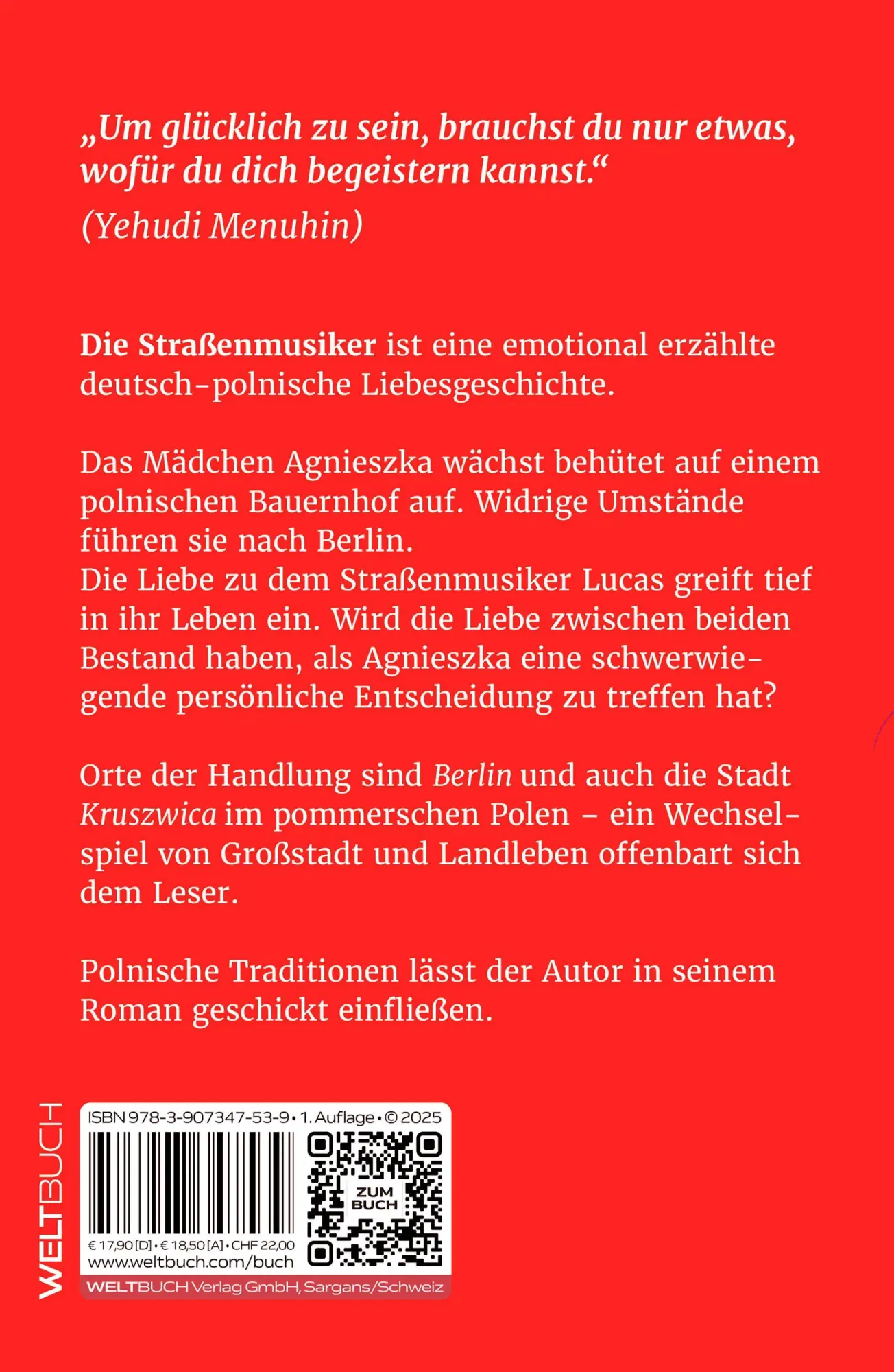 Bild: 9783907347539 | Die Straßenmusiker | Eine Deutsch-Polnische Liebesgeschichte | Kempe