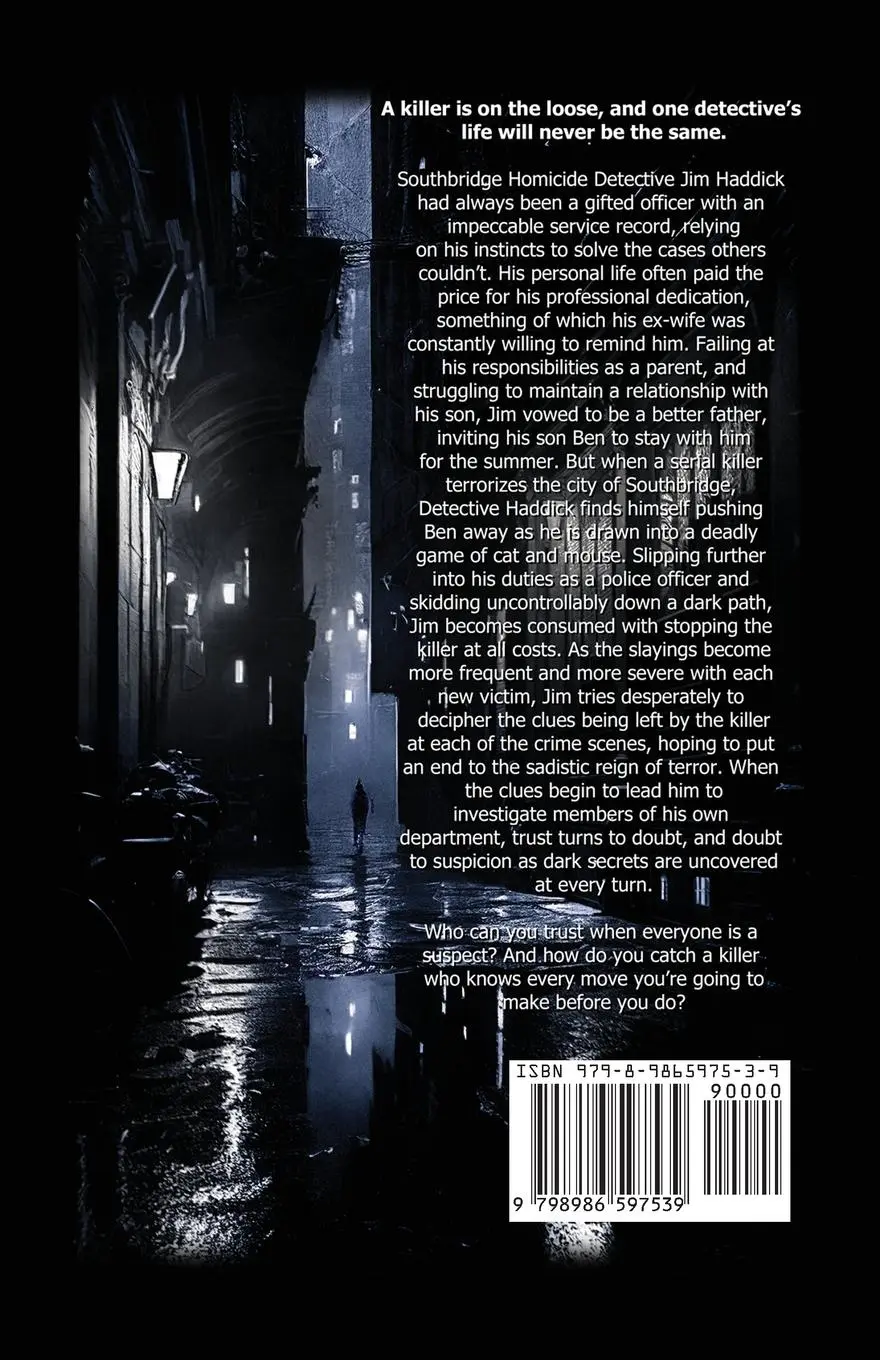Rückseite: 9798986597539 | The Alphabet Killer | Jeff Vanoudenhove | Taschenbuch | Englisch