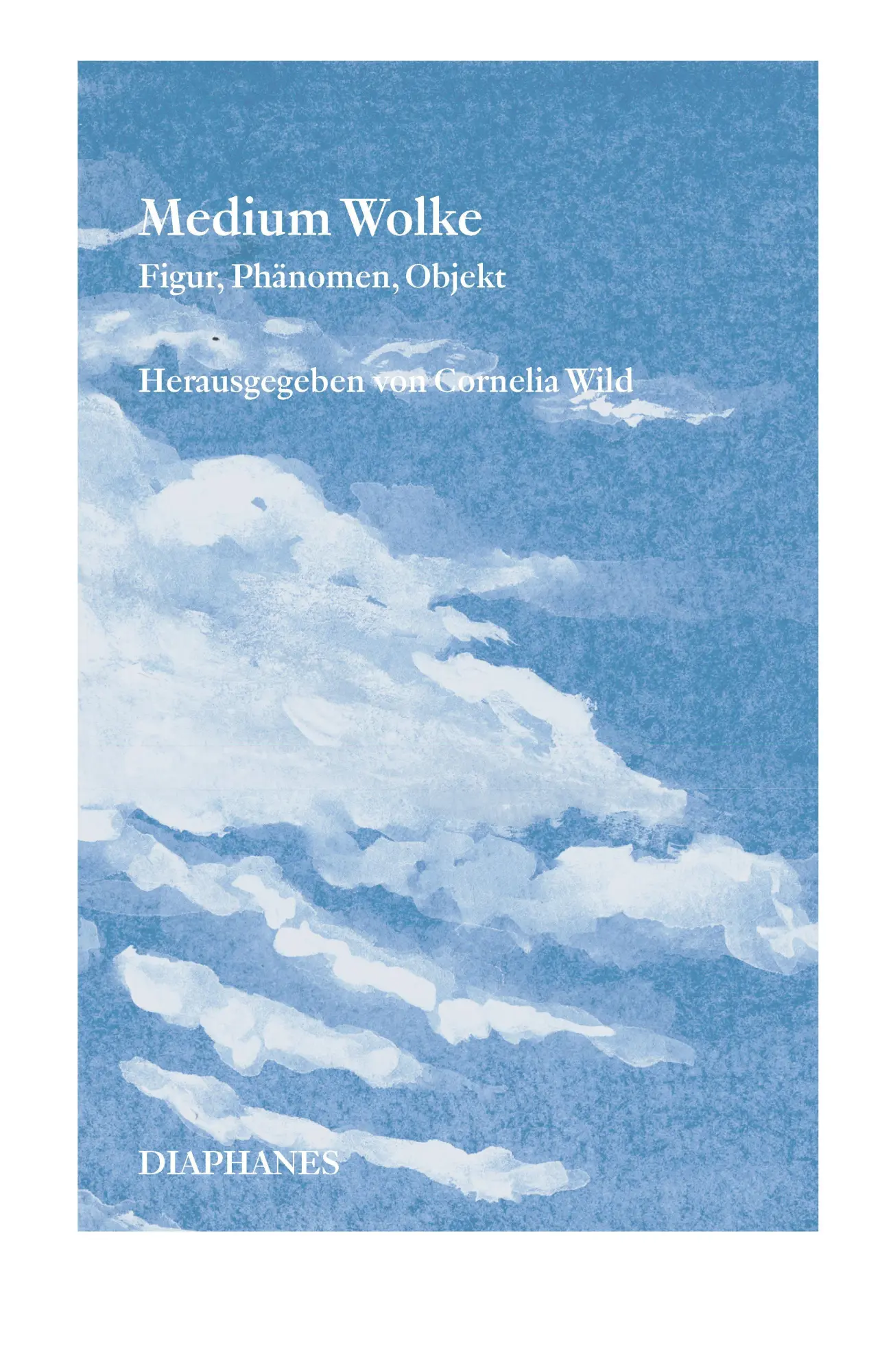 Cover: 9783035807639 | Medium Wolke | Figur, Phänomen, Objekt | Cornelia Wild | Taschenbuch