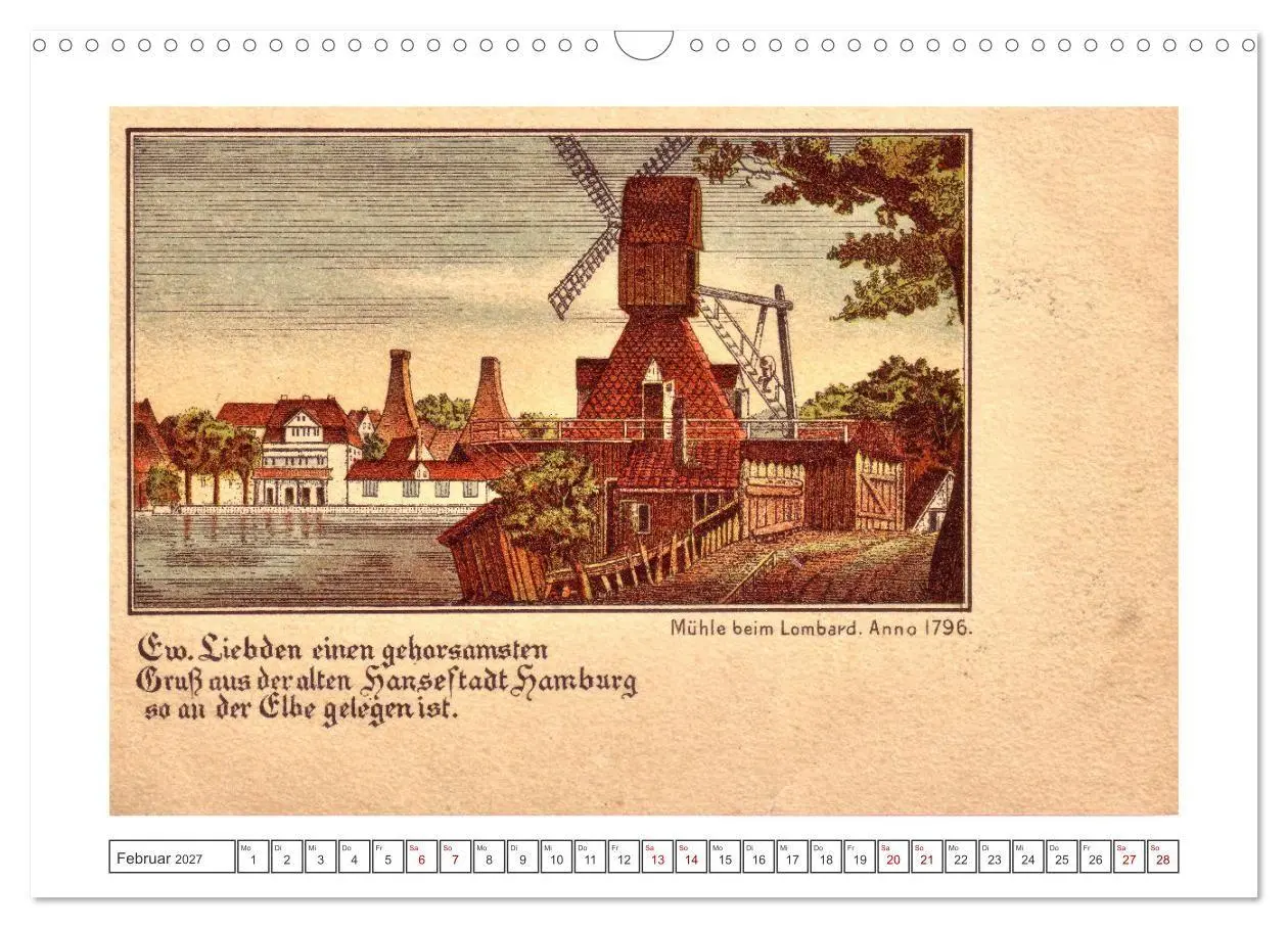 Bild: 9783569377639 | Gruss aus Hamburg (Wandkalender 2027 DIN A3 quer), CALVENDO...