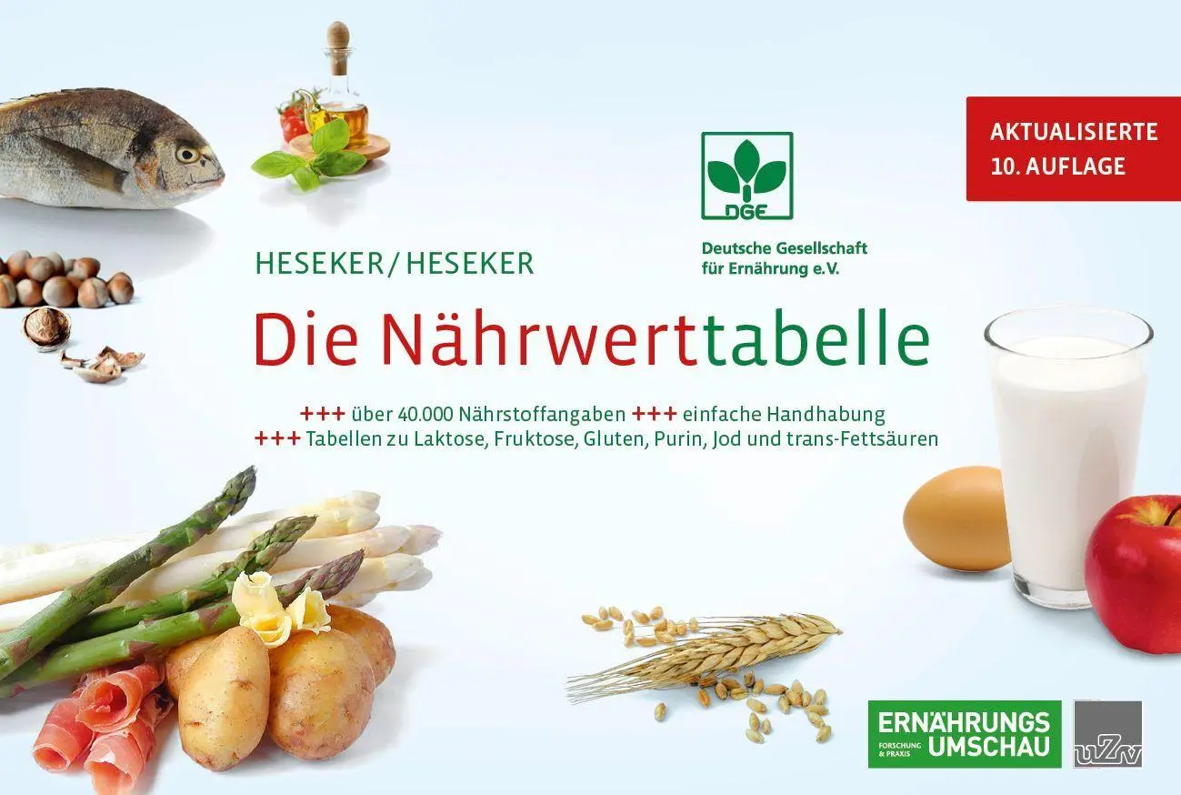 Cover: 9783930007639 | Die Nährwerttabelle | Helmut Heseker (u. a.) | Taschenbuch | 144 S.