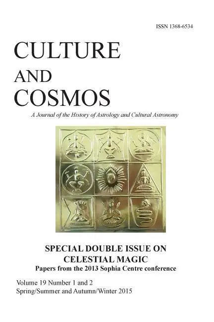 Cover: 9781907767739 | Culture and Cosmos Vol 19 1 and 2 | Celestial Magic | Nicholas Campion