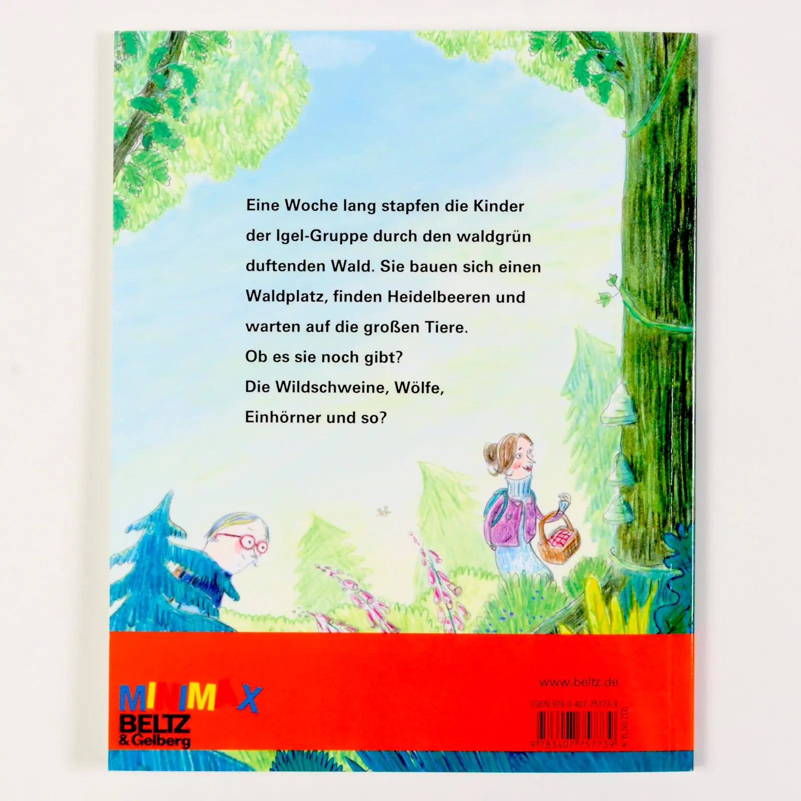 Rückseite: 9783407757739 | Waldtage! | Vierfarbiges Bilderbuch | Claudia Weikert (u. a.) | Buch