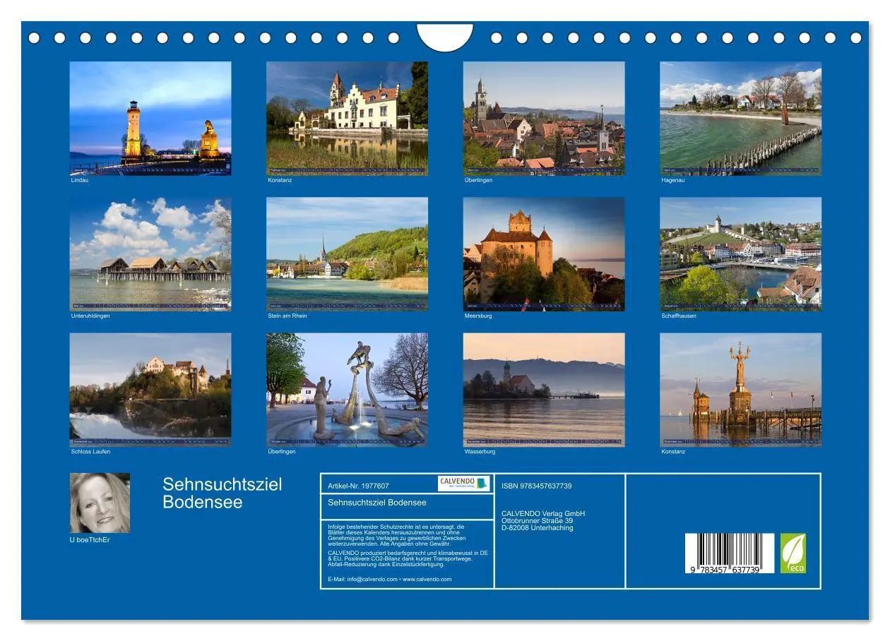 Bild: 9783457637739 | Sehnsuchtsziel Bodensee (Wandkalender 2026 DIN A4 quer), CALVENDO...
