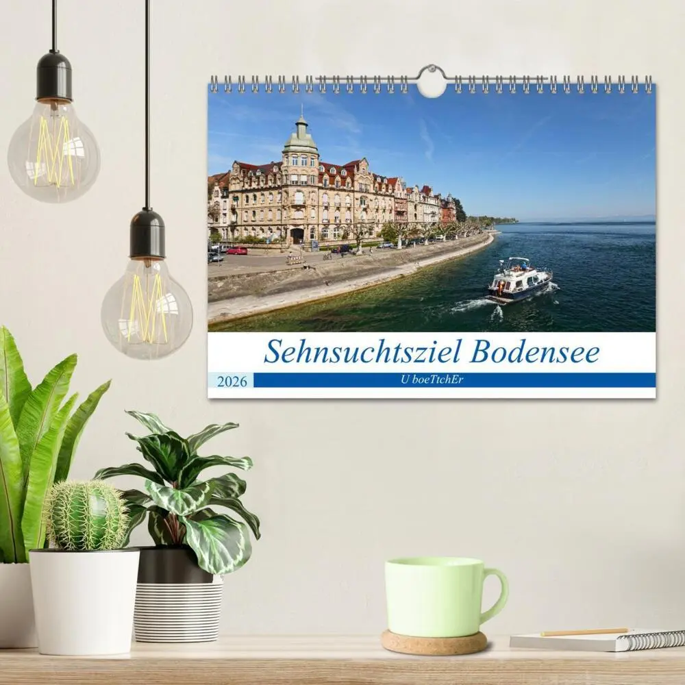 Bild: 9783457637739 | Sehnsuchtsziel Bodensee (Wandkalender 2026 DIN A4 quer), CALVENDO...