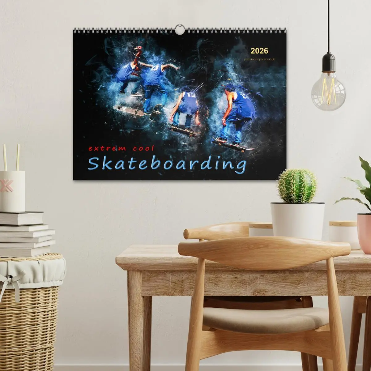 Bild: 9783457877739 | Skateboarding - extrem cool (Wandkalender 2026 DIN A3 quer),...