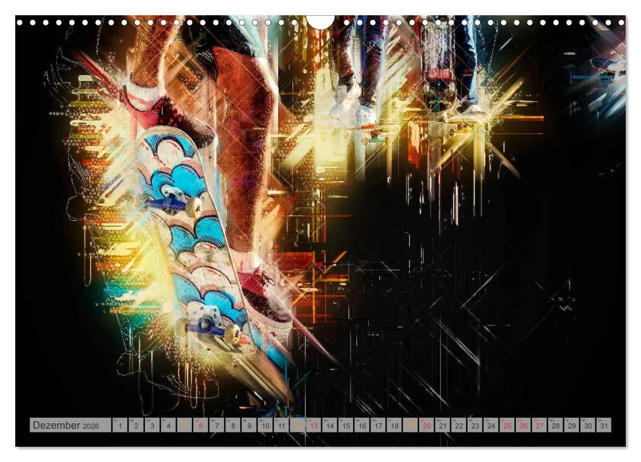 Bild: 9783457877739 | Skateboarding - extrem cool (Wandkalender 2026 DIN A3 quer),...