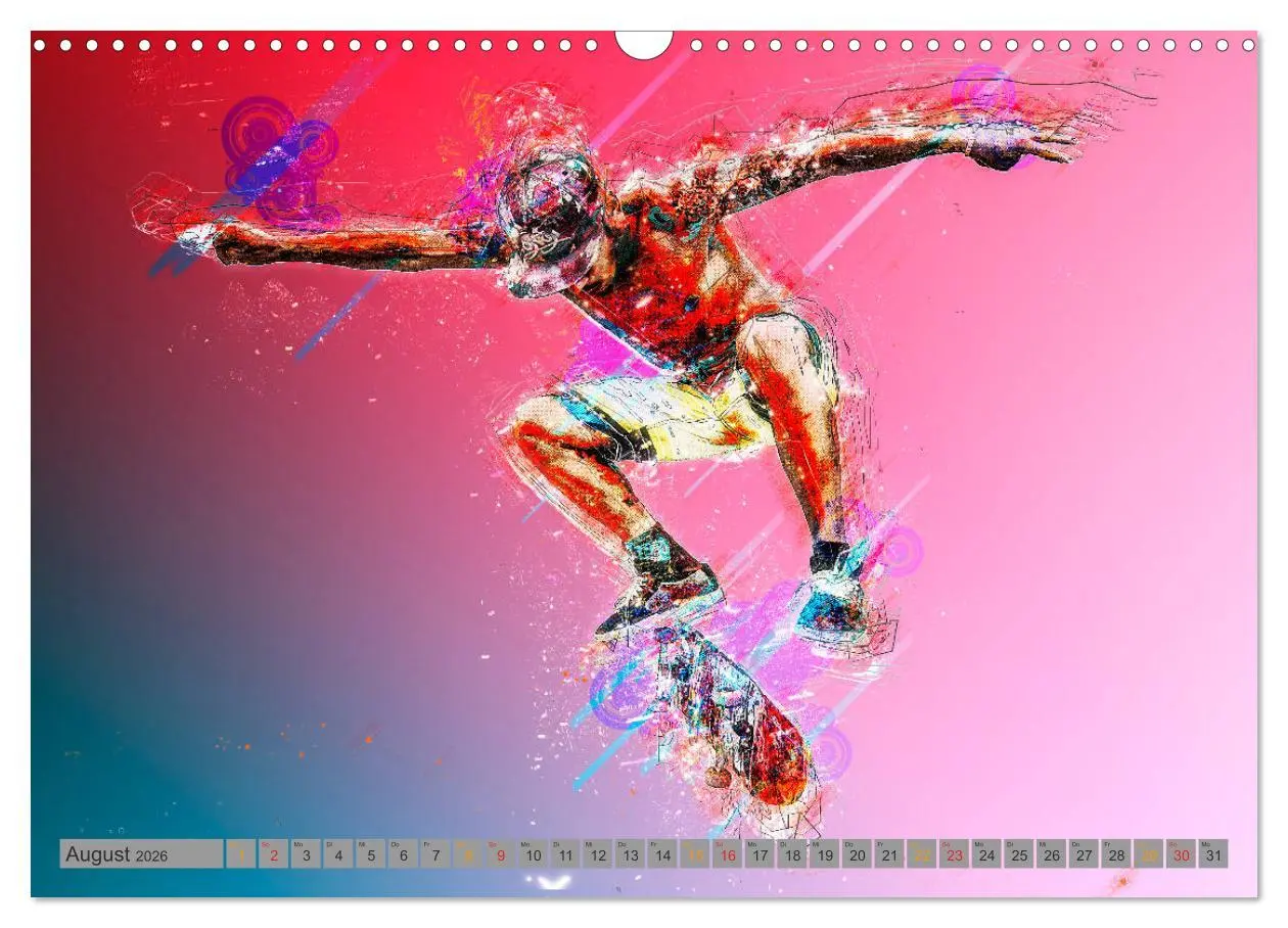 Bild: 9783457877739 | Skateboarding - extrem cool (Wandkalender 2026 DIN A3 quer),...
