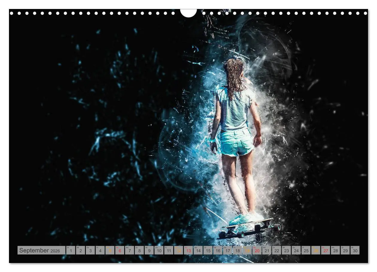 Bild: 9783457877739 | Skateboarding - extrem cool (Wandkalender 2026 DIN A3 quer),...