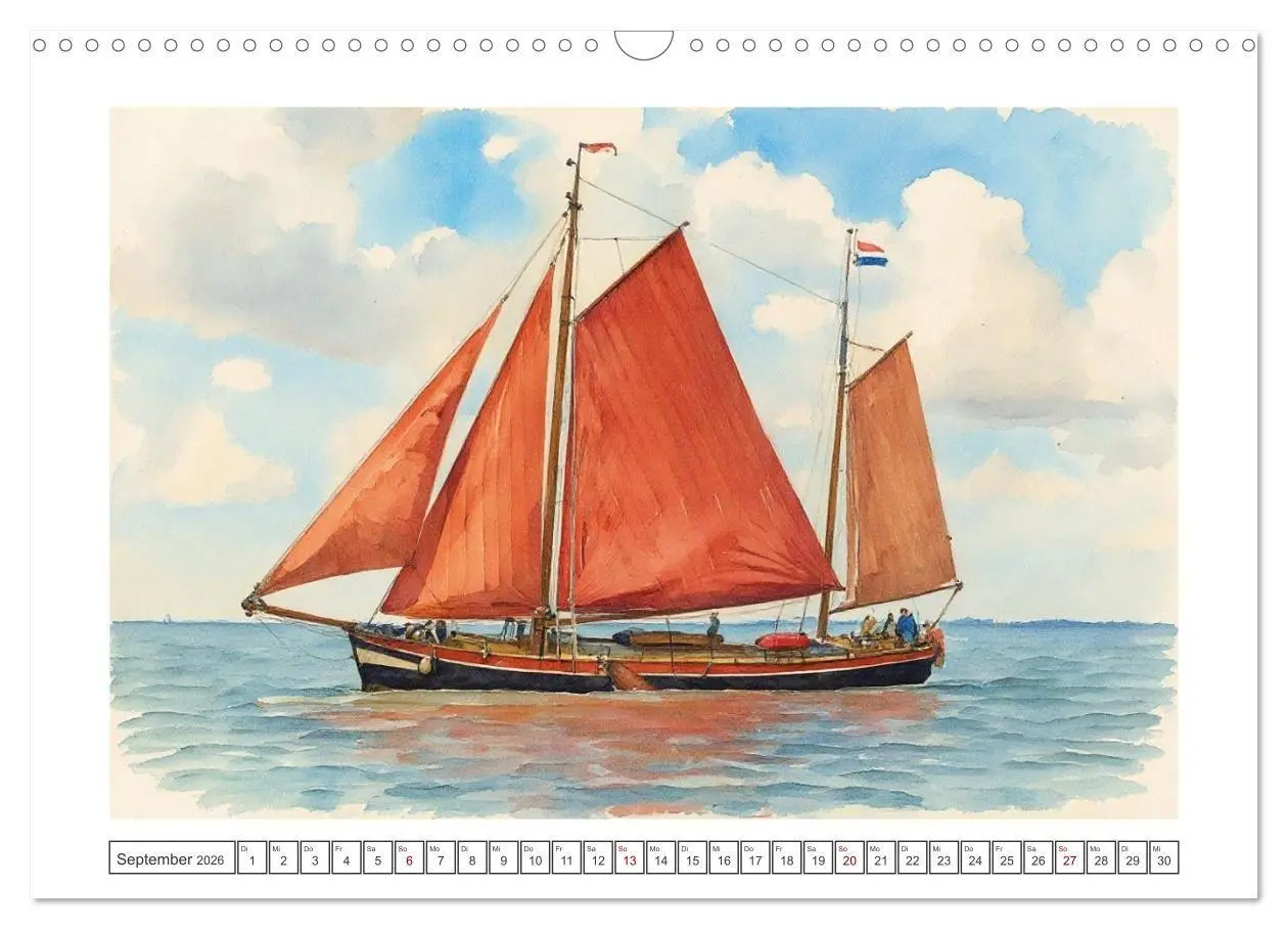 Bild: 9783516657739 | Zauberhafte Motive rund um's Ijsselmeer (Wandkalender 2026 DIN A3...