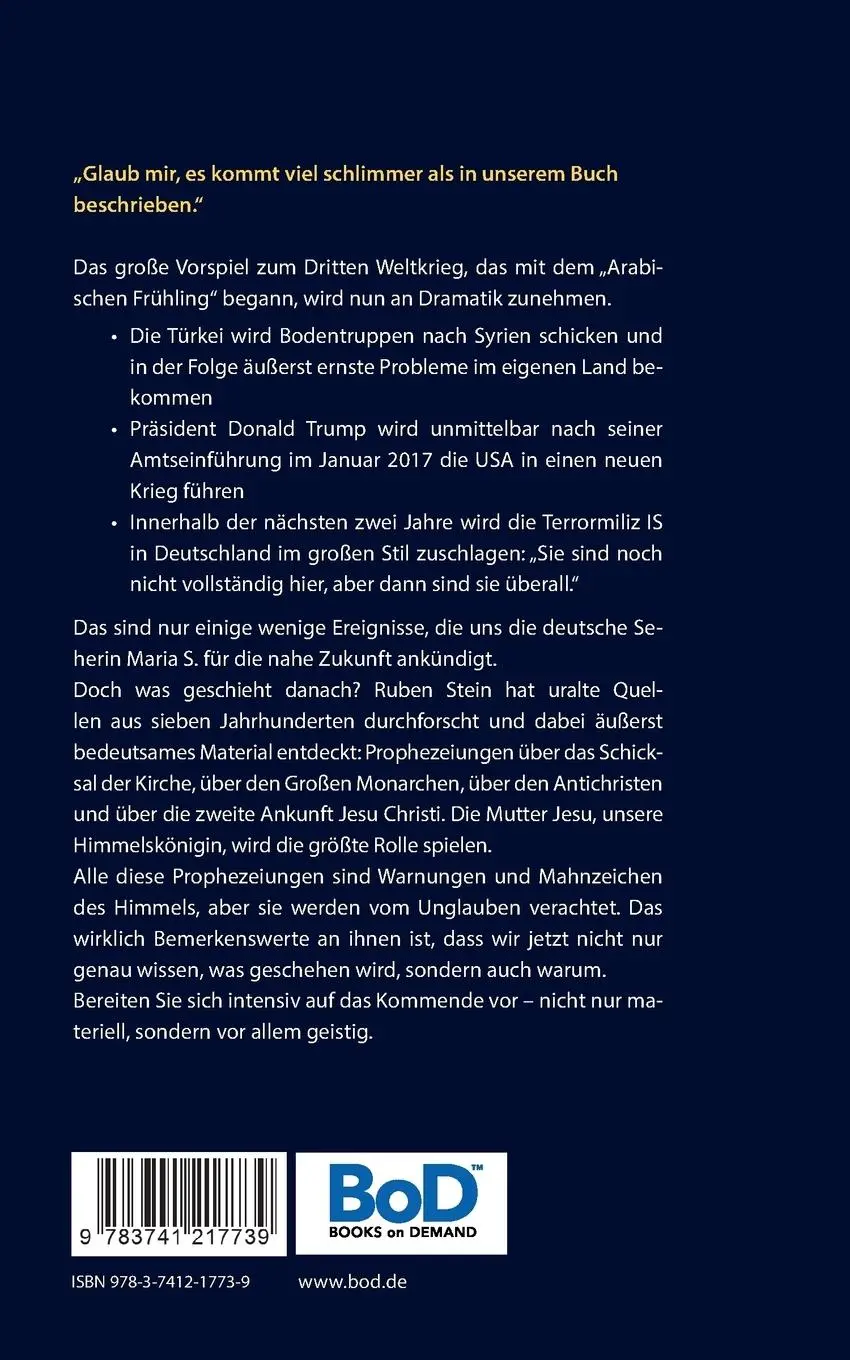 Rückseite: 9783741217739 | Die große Züchtigung naht! | Ruben Stein | Taschenbuch | Paperback