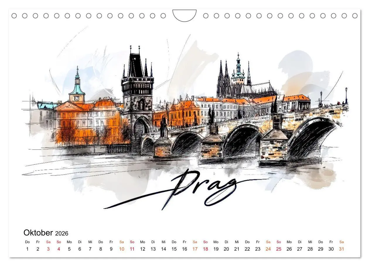 Bild: 9783457247839 | Europas Städte - ein Kalender für Entdecker (Wandkalender 2026 DIN...