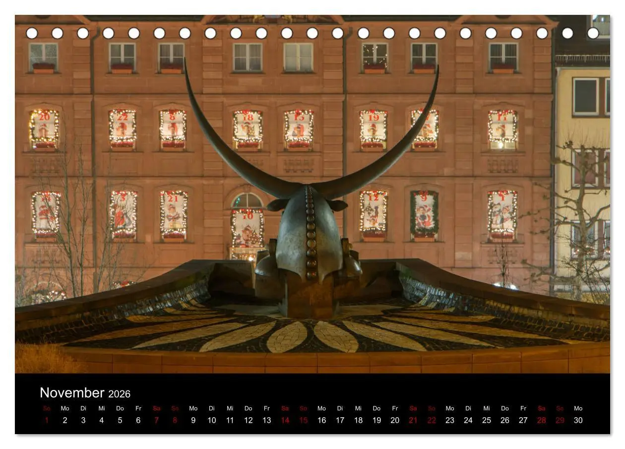 Bild: 9783457867839 | Pirmasens bei Nacht (Tischkalender 2026 DIN A5 quer), CALVENDO...