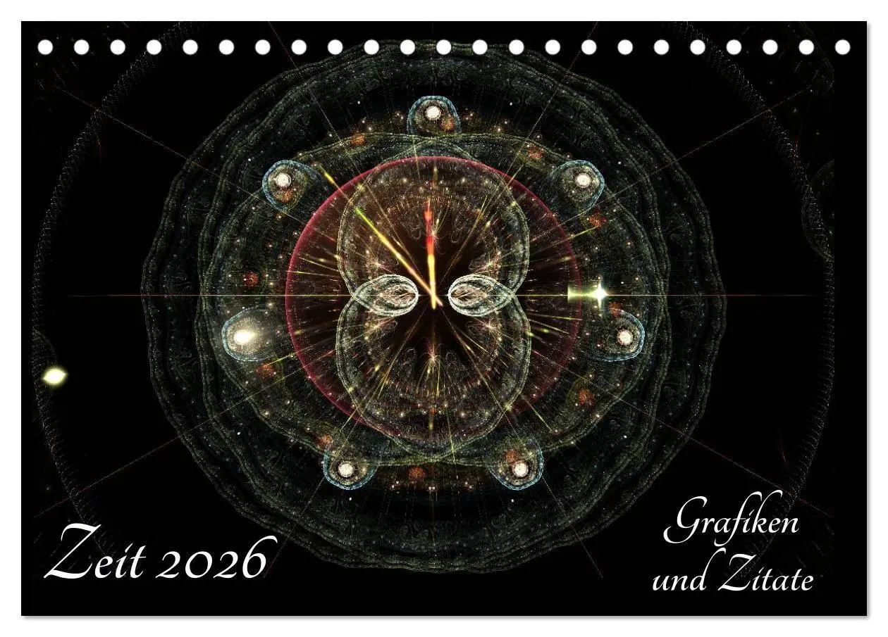 Cover: 9783516027839 | Zeit 2026 - Grafiken und Zitate (Tischkalender 2026 DIN A5 quer),...
