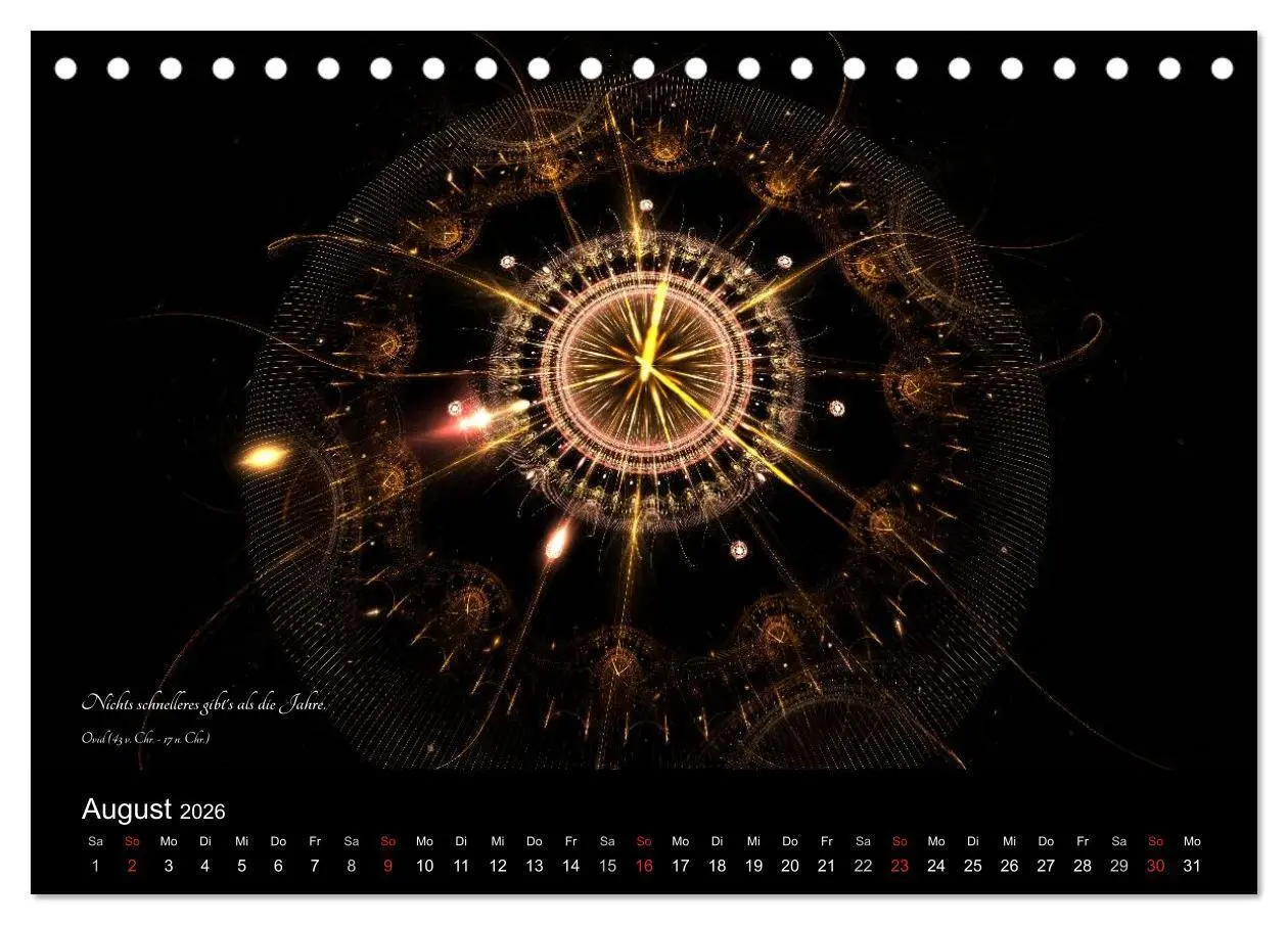 Bild: 9783516027839 | Zeit 2026 - Grafiken und Zitate (Tischkalender 2026 DIN A5 quer),...
