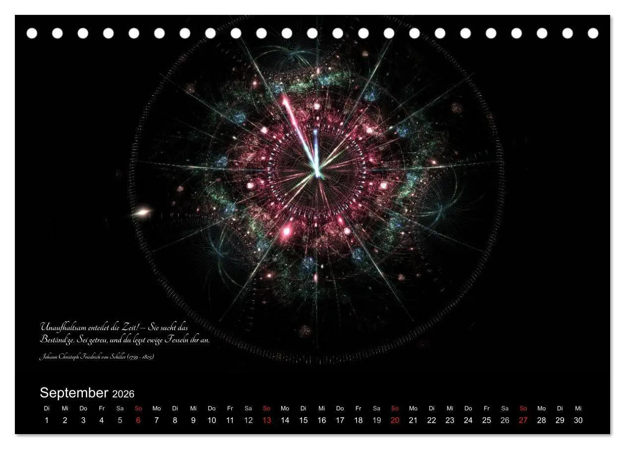 Bild: 9783516027839 | Zeit 2026 - Grafiken und Zitate (Tischkalender 2026 DIN A5 quer),...