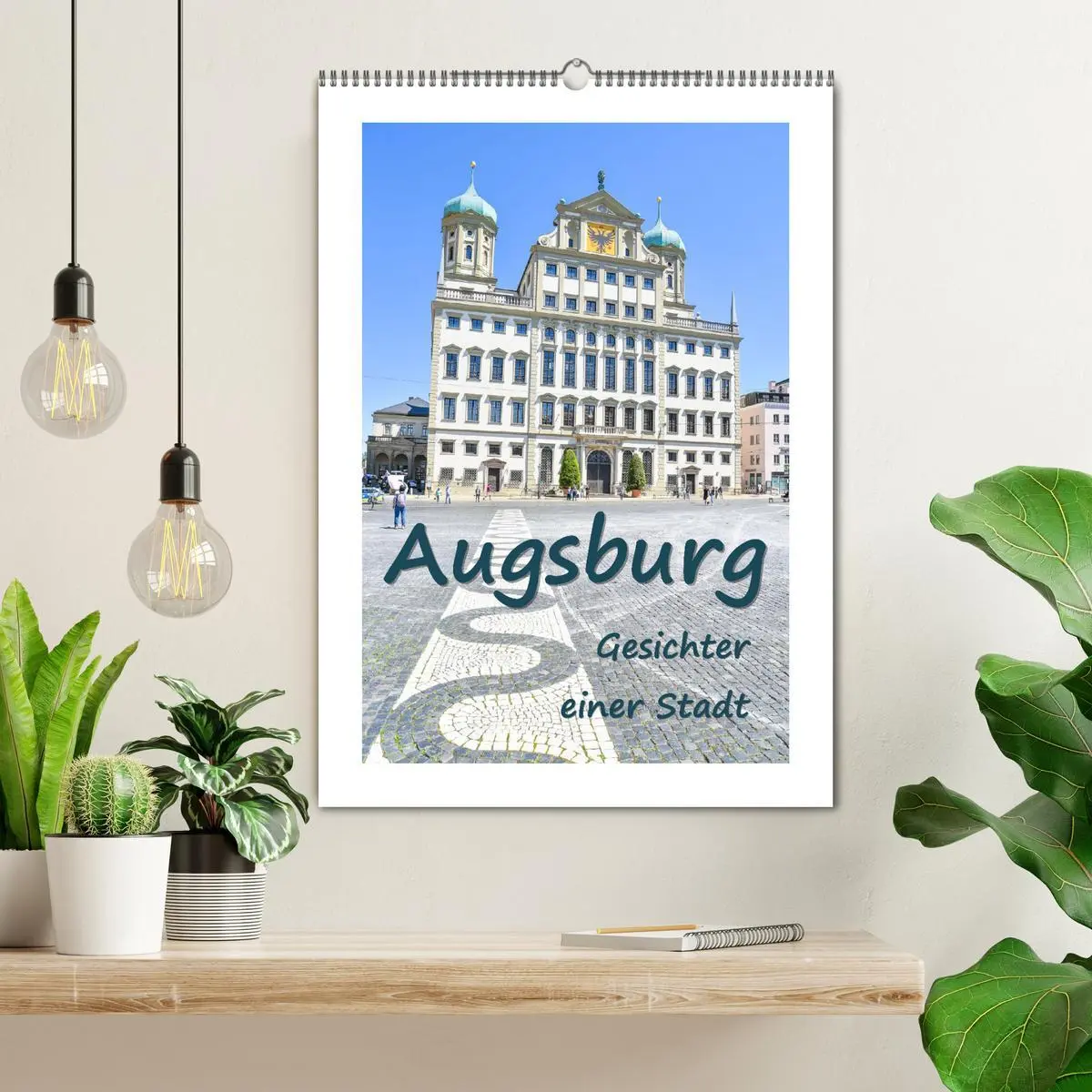 Bild: 9783516337839 | Augsburg - Gesichter einer Stadt (Wandkalender 2026 DIN A2 hoch),...