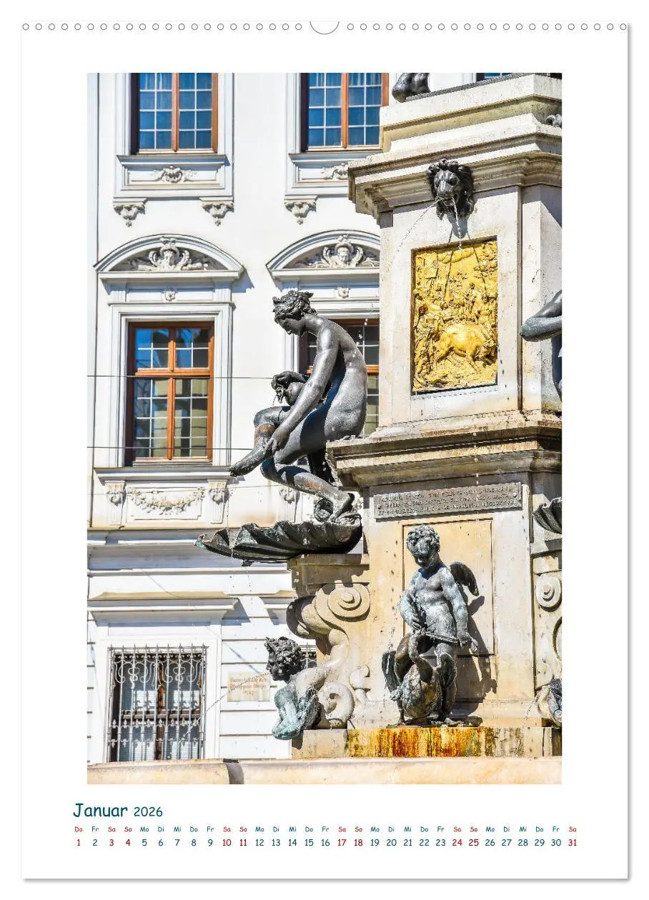 Bild: 9783516337839 | Augsburg - Gesichter einer Stadt (Wandkalender 2026 DIN A2 hoch),...